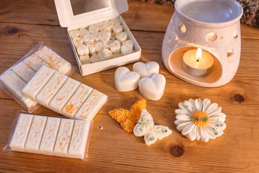 Lime Basille & Mandarin Perfume Inspired Wax Melts Citrus Perfume 