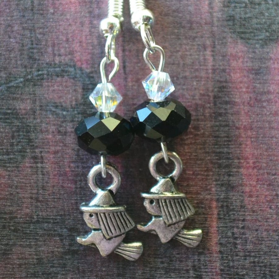 Witch earrings Halloween earrings