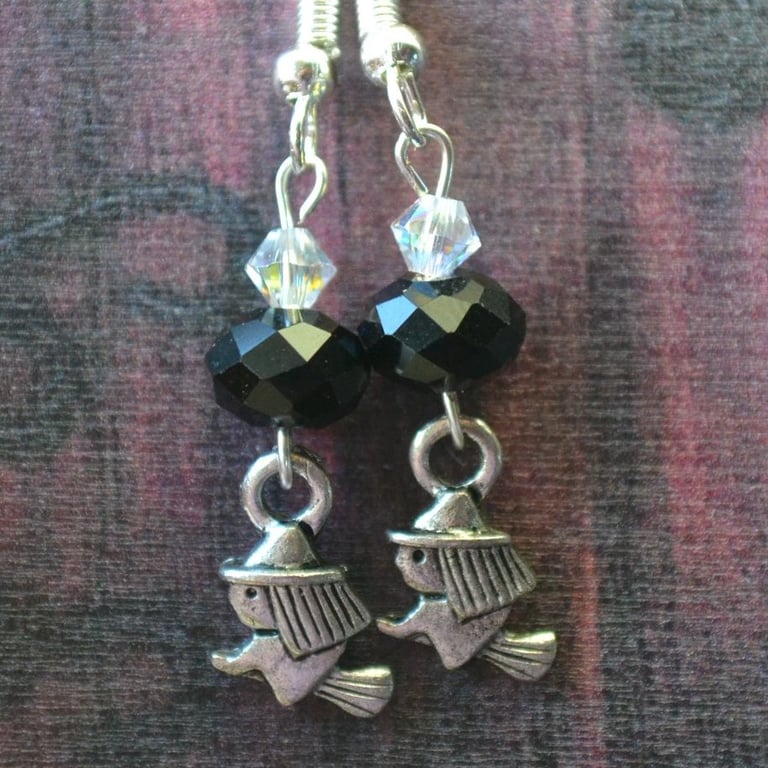 Witch earrings Halloween earrings