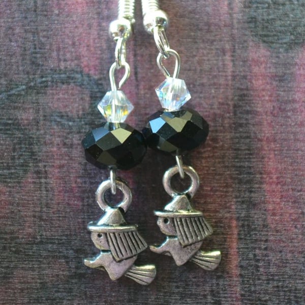 Witch earrings Halloween earrings