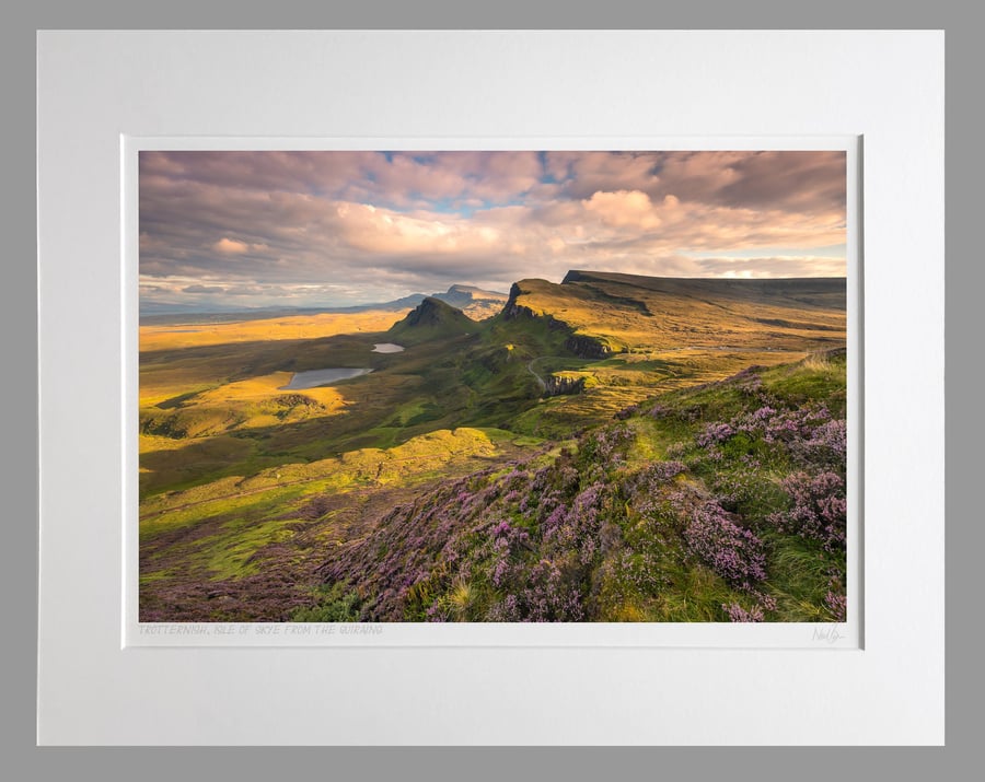 Trotternish from the Quiraing, Isle of Skye - A3 (50x40cm) Unframed Print
