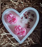 Heart Shaped Peony Fragranced Container Candle