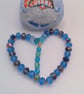 Glass Crystal Beaded Christmas Heart Sun Catcher, Valentine Heart Decoration - Image 10