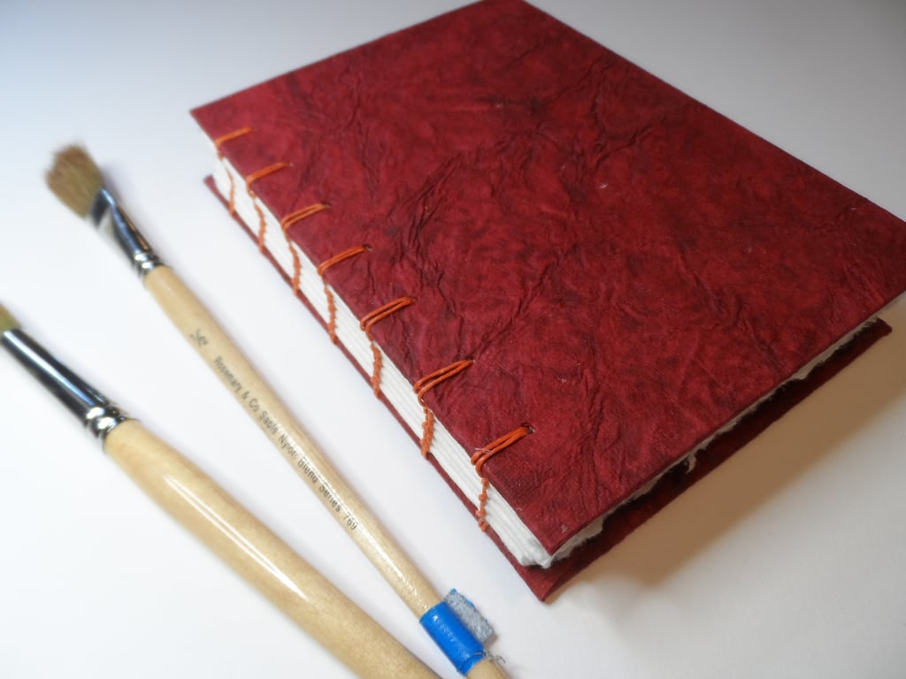 Handmade Coptic stitch book 44