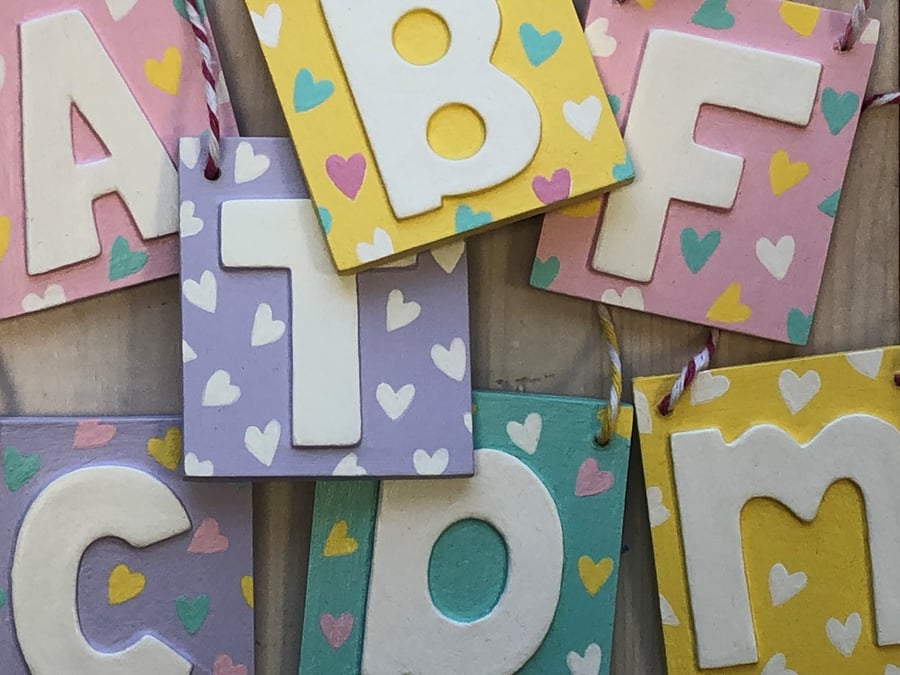 Wedding favour Gift tag Bunting Party bag gift Personalised!