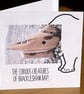 Rhino; 13.5 cm square greetings card, blank inside