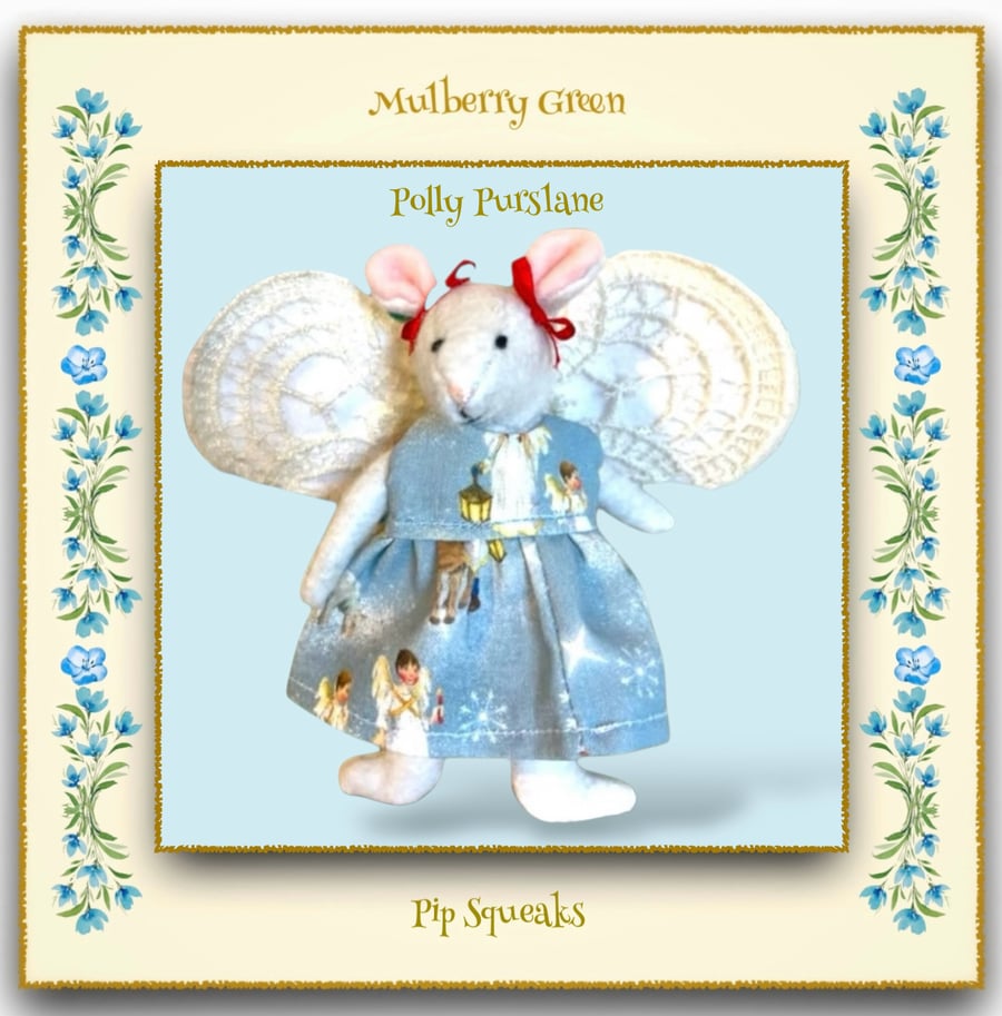 Polly Purslane Nativity Angel - a young Pip Squeak 