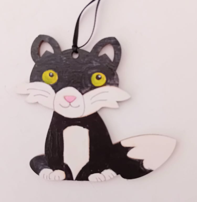 tuxedo cat decoration