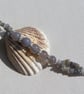 Grey Agate & Labradorite Gemstone Beaded Chakra Bracelet "Cloudy Dayz" - Image 4
