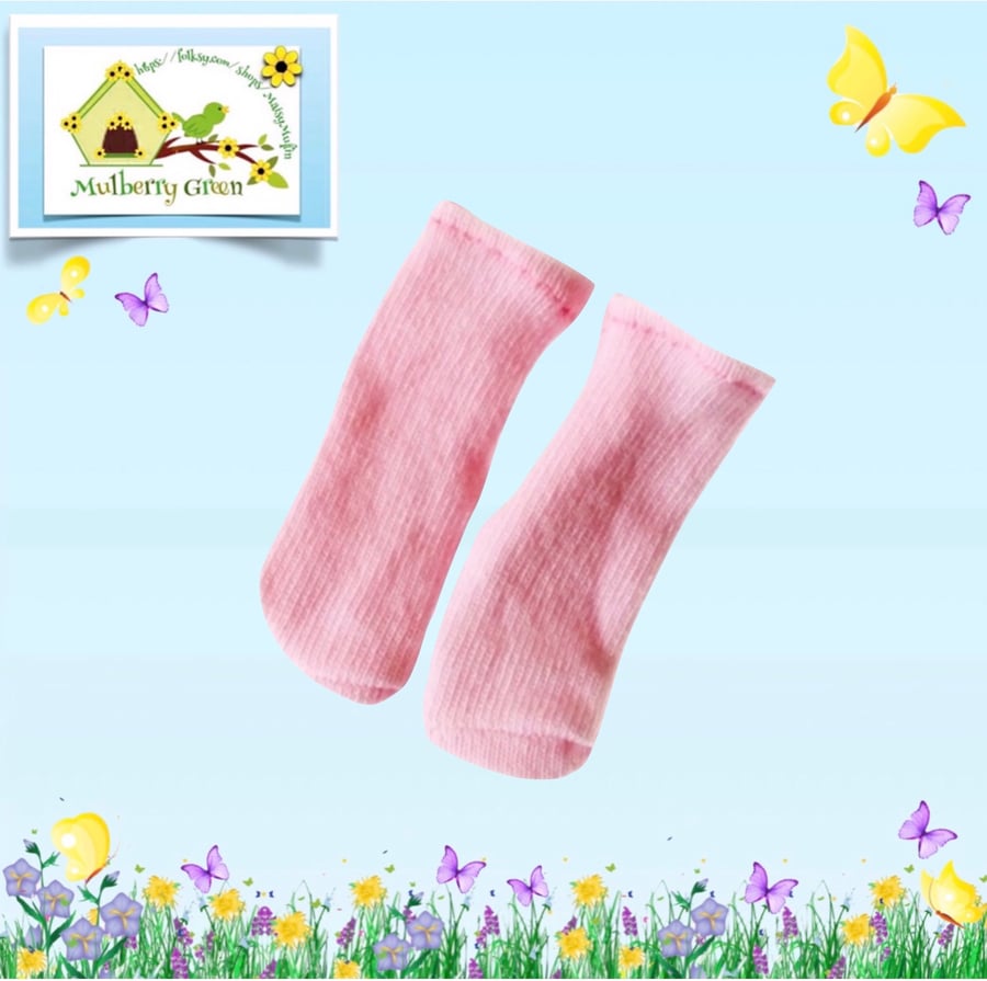 Pink Ankle Socks