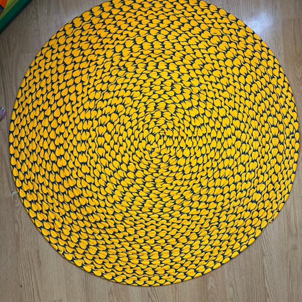 Handmade Jelly Roll Rug