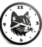 Cat Silhouette Clock