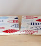 Marble 'Fish' Coasters - Image 1