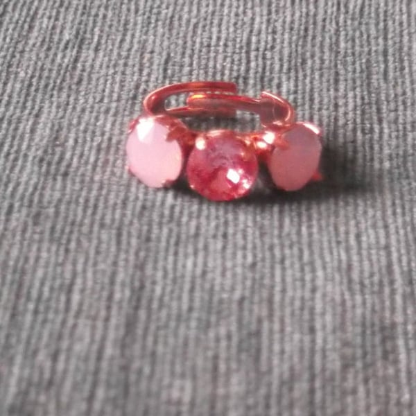 Adjustable Swarovski Ring