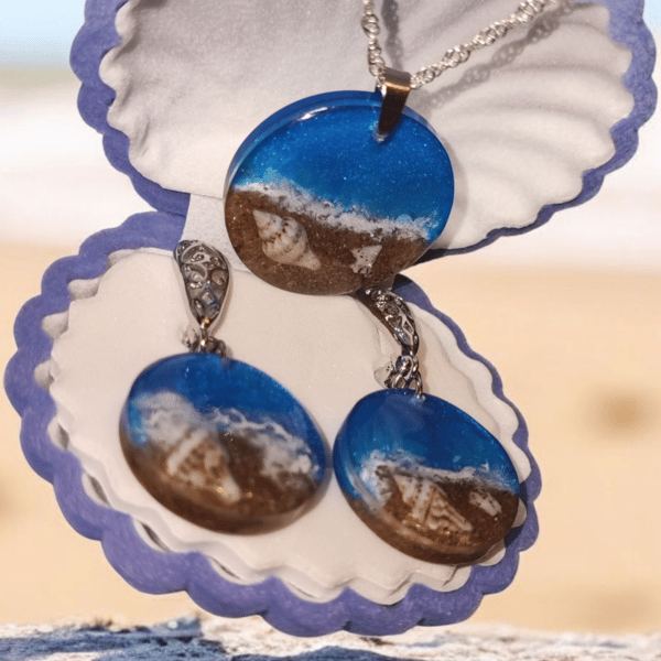 Handmade Jewelry, Epoxy Resin & S925 Silver