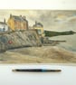 Cawsand Beach Cornwall  Original Watercolour Painting  - Image 7