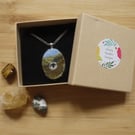 Needle Felted Autumn Sheep Pendant