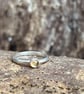 Citrine single stone ring