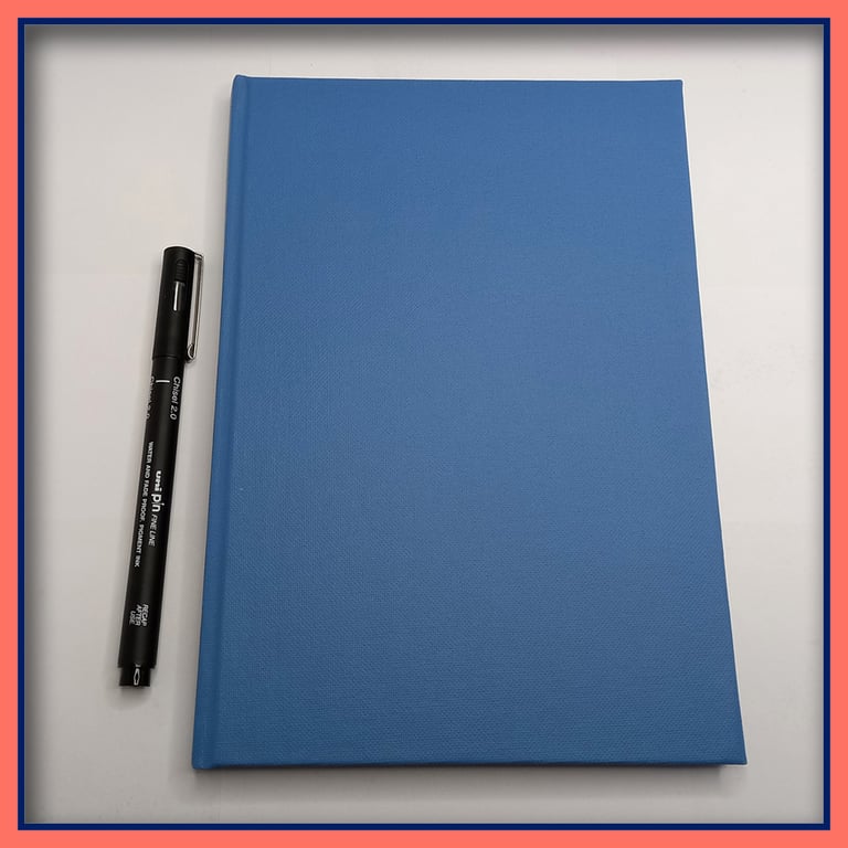 Blue Hardback  Address Book A5