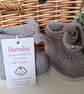 Baby Boy's Tie 95% Merino Wool Booties 0-3 months size  - Image 2