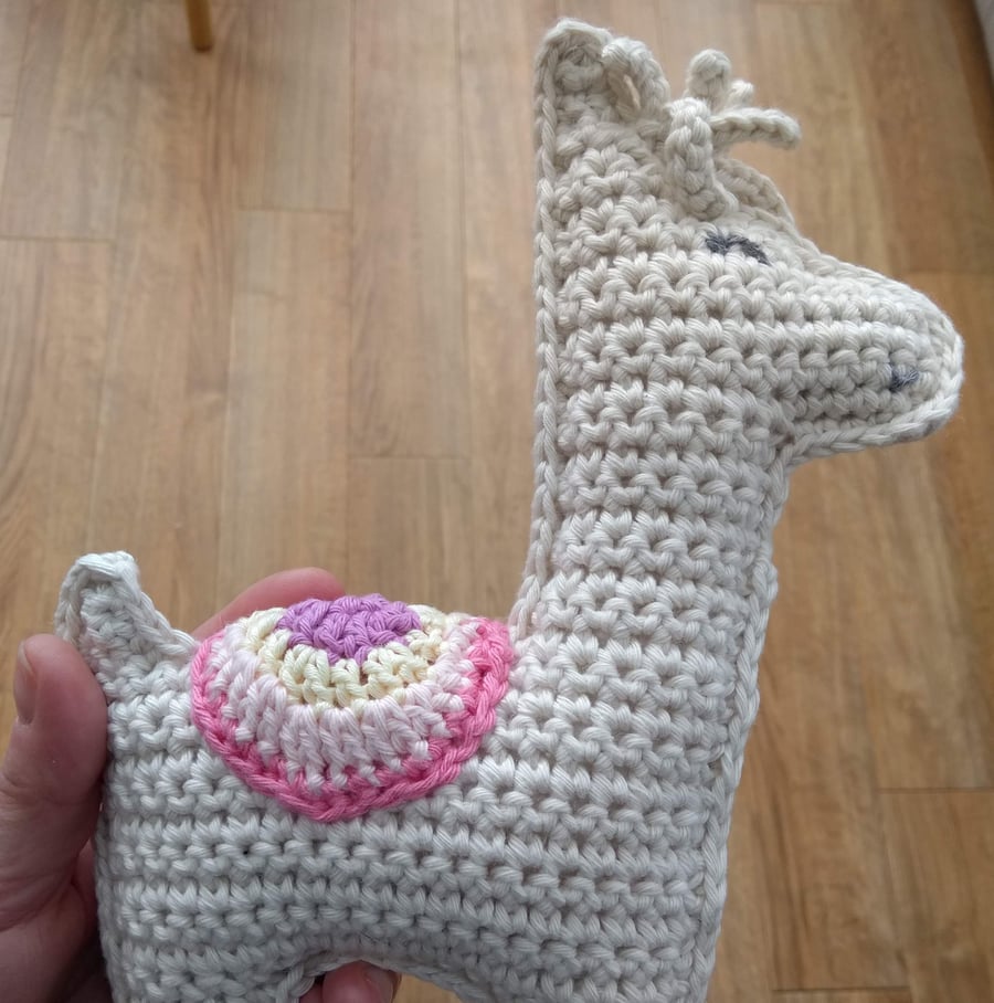 Llama, Crochet Toy, Soft toy Baby Gift, Cotton yarn