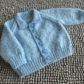 16"  Baby Boys Cardigan with Collar