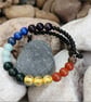 7 Chakra memory wire bangle -Version 2 - Image 2