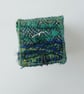Handmade textile keepsake box with sea bird embroidery  - Image 3