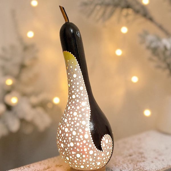  'Stargazer' Penguin Gourd Lamp