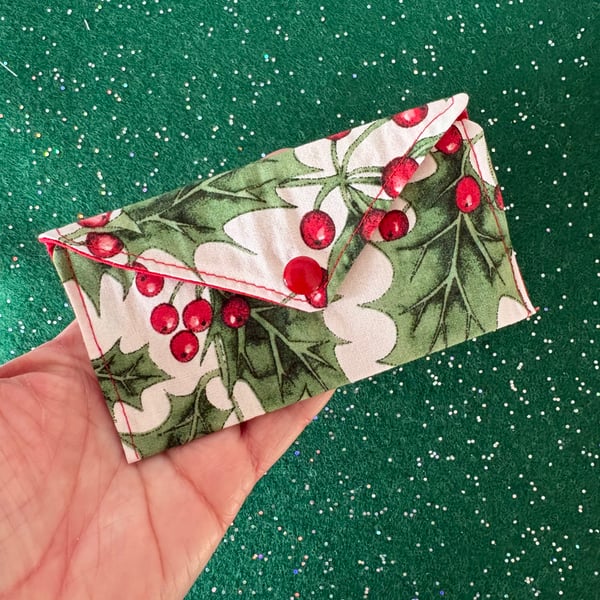 Christmas Gift Card Purses - Set of 4