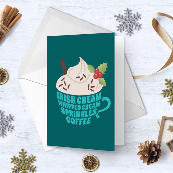 Irish Cream Christmas Card