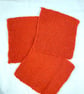 3x 100% cotton dish cloth hand knitted washable - Image 2