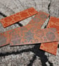 Handmade ceramic terracotta christmas tile decoration - Image 4