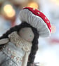 1 Heirloom Toadstool Doll - made to order - Image 2