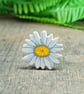 Daisy Pin, Handmade Daisy Brooch, April Birth Flower, April Birthday Gift