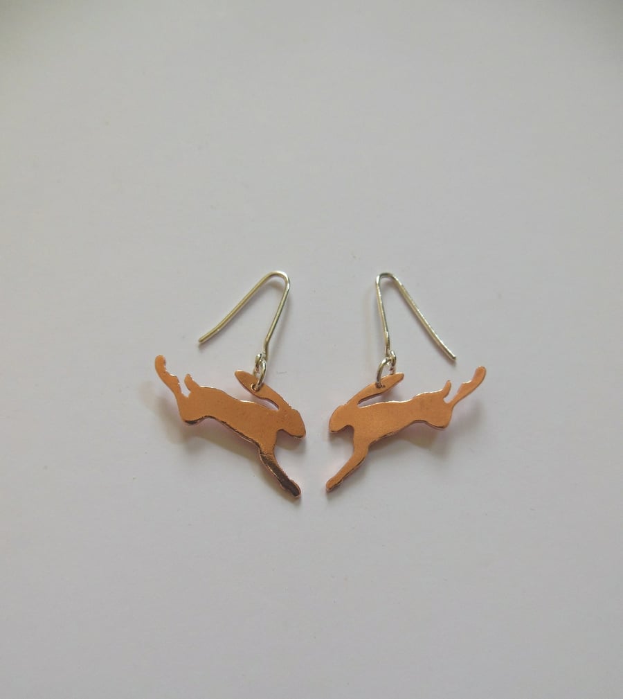 Leaping Hare Earrings