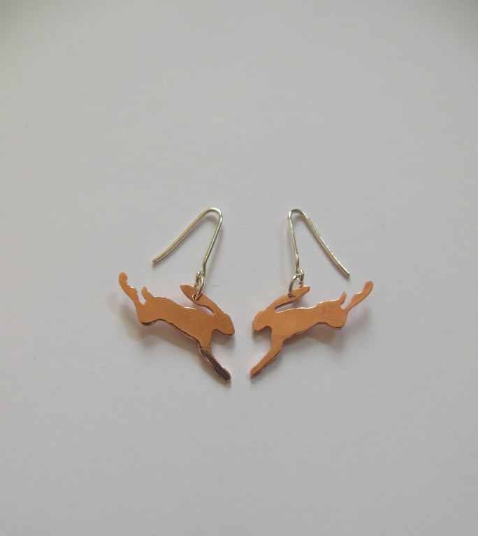 Leaping Hare Earrings