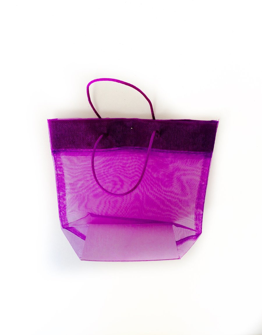 Reserved for Ursula - Small organza gift bags (Only silver now available)
