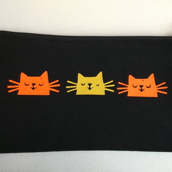 Cat treat bag. Pencil case. Make up bag