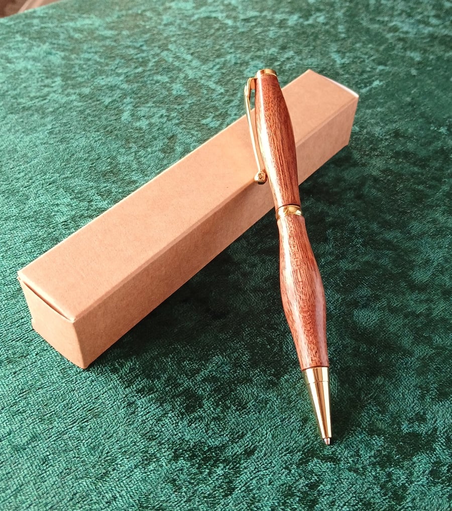 Handmade Wood Pen - Sapele