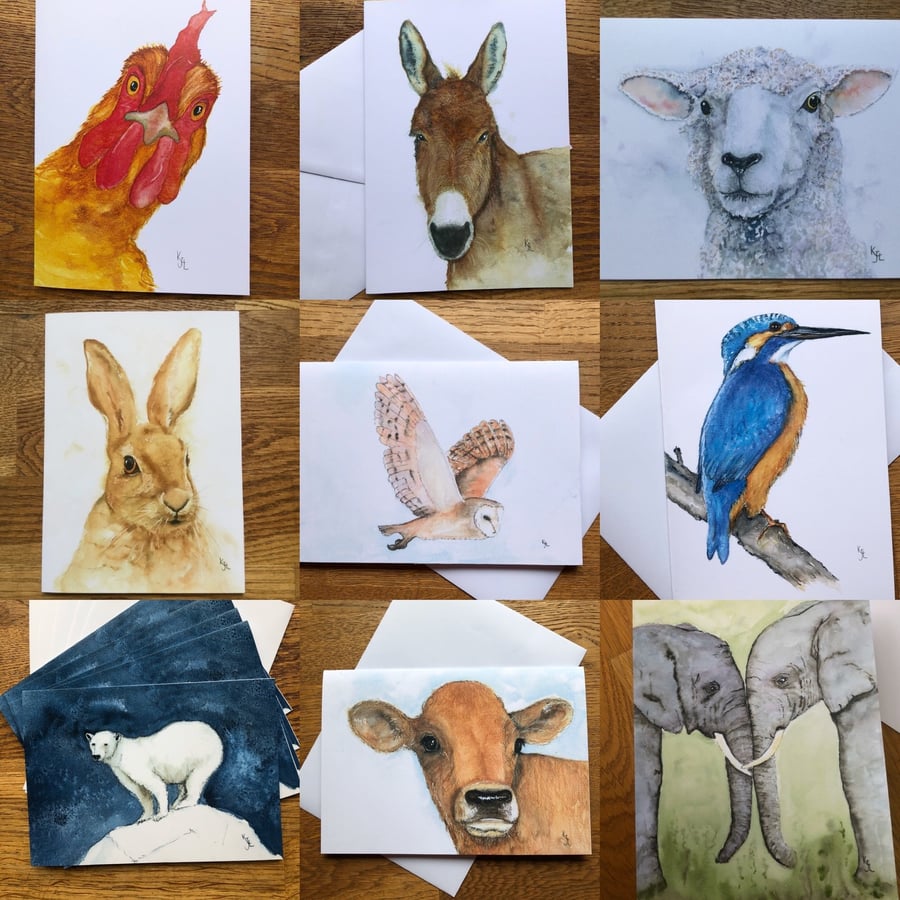 Lucky Dip 6 cards with envelopes 