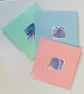 Original art hand painted cards. 