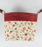 Patchwork Table Top Sewing Basket and Pincushion Set - Image 7