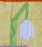 Mug Rug with a Snowdrop in a Vase.  - Image 3