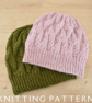 Hat Knitting Pattern The Severn Beanie Printed Copy