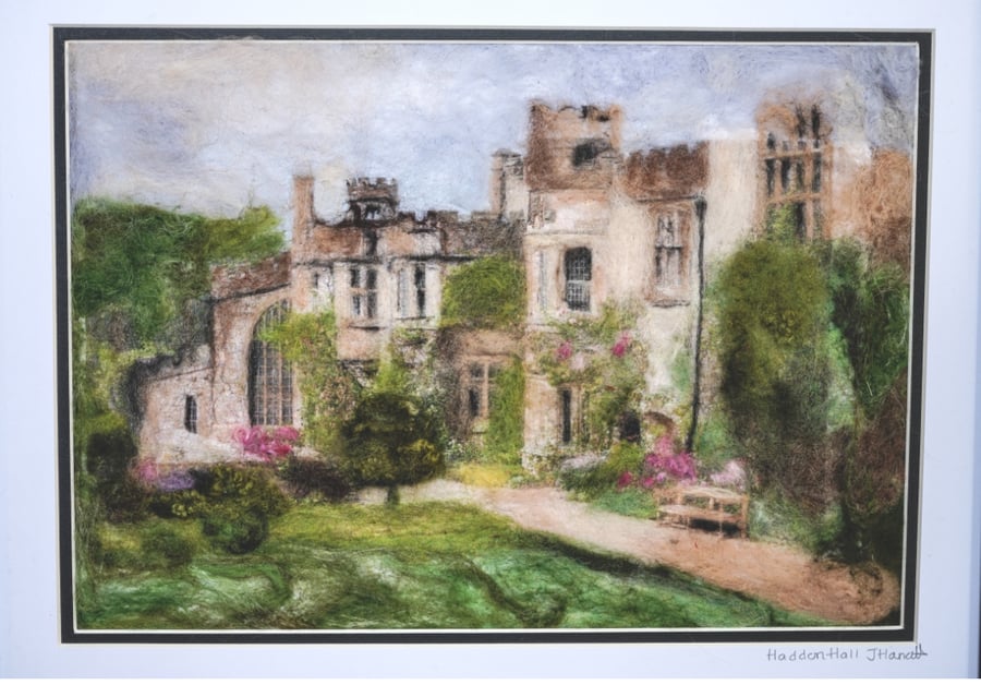 Needlefelted Haddon hall