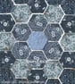 Patchwork hexagon kit EPP English paper piecing hexagonal patchwork pincushion - Image 4