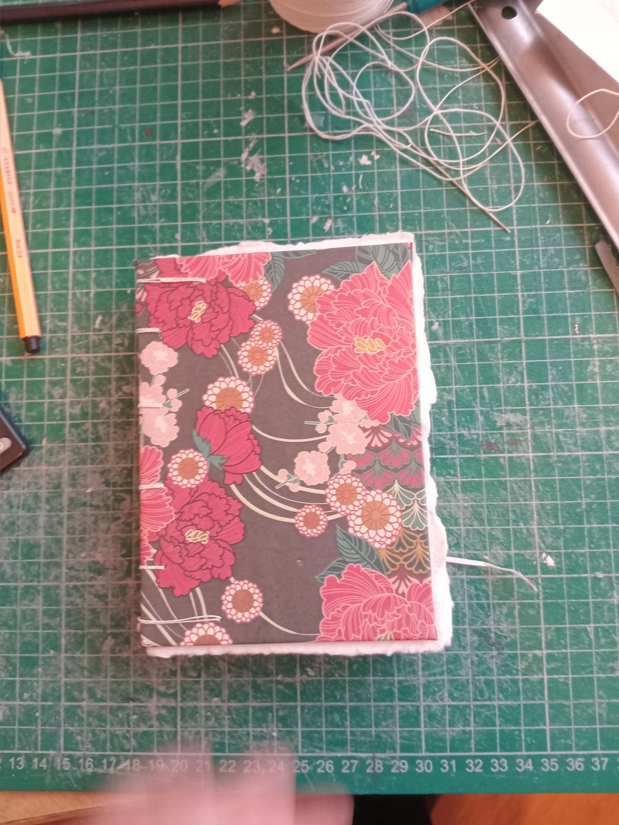 Artists Watercolour sketchbook A6 portrait hand torn cotton rag paper