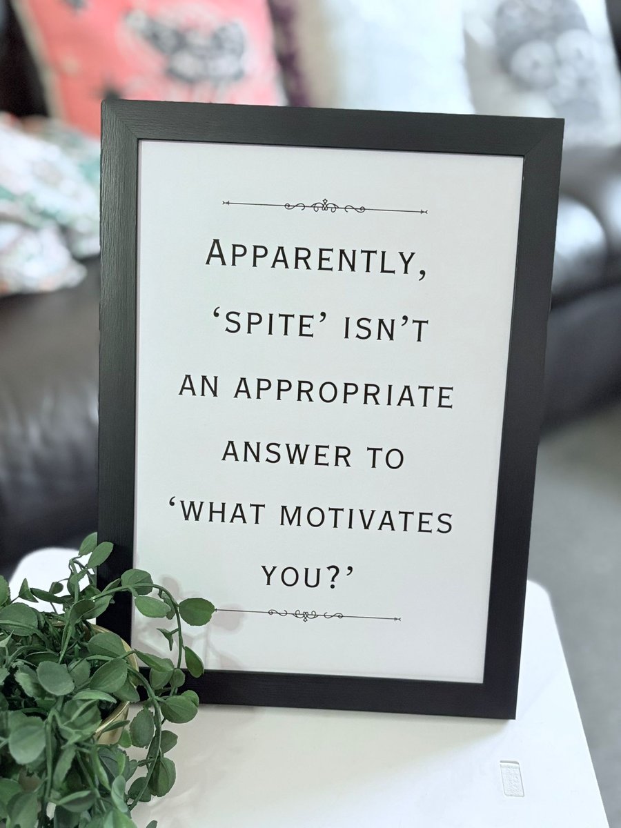 A4 Framed Funny Quote