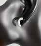 Sterling silver stud earrings - Image 4